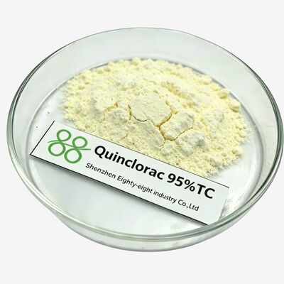 كوينكلوراك 95% TC (CAS:84087-01-4) مسحوق تقني مبيد للعشب، إمدادات مصنع صينية، OEM ODM التسمية المخصصة، مادة أولية عالية النقاء لمكافحة عشب أرز