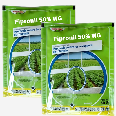 Fipronil 50% WG Water Dispersible Granule (CAS 120068-37-3), Broad-Spectrum Phenylpyrazole Insecticide for Agricultural & Sanitary Pest Control Fipronil  Rice planthopper pesticide
