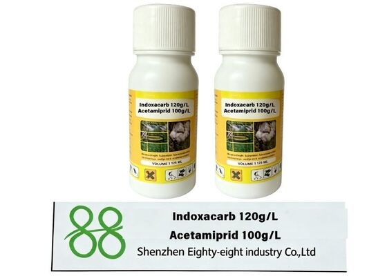 إندوكساكارب 120 غرام/لتر + أسيتاميبريد 100 غرام/لتر مركب SC مضاد حشري واسع الطيف للدبابير والآفات الممتصة في المحاصيل والفواكه إندوكساكارب CAS:173584-44-6 أسيتاميبريد CAS:135410-20-7