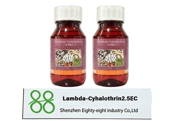 مبيد حشري مركز قابل للاستحلاب Lambda-Cyhalothrin 2.5% EC عالي الجودة يتم توفيره مباشرة من الشركة المصنعة للكيماويات الزراعية الصينية، وسعر تنافسي بالجملة، وخيار تعبئة مرن