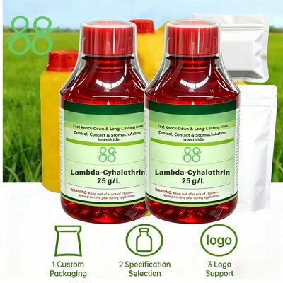 Lambda-Cyhalothrin 2.5% EC مبيدات الآفات، مكافحة الآفات واسعة النطاق، المصنع مباشرة، جودة عالية، سعر منخفض، صيغة مخصصة وتصنيع المعدات الأصلية العلامة الخاصة لامدا سيهالوثرين لمكافحة الآفات