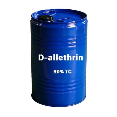 D-Allethrin 95% TC D-Allethrin 90% TC (CAS 584-79-2) مركز بيرثرويد الفني، مادة خام سريعة الإزالة لملفات البعوض، والحصيرة، والرذاذ، والمبيدات الحشرية المنزلية لمكافحة البعوض في الهواء الطلق