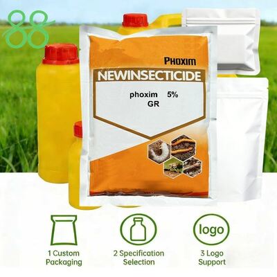Phoxim40%EC اللون الأصفر المبيدات الحشرية الزراعية الأكثر فعالية المبيدات الحشرية الفوسفورية