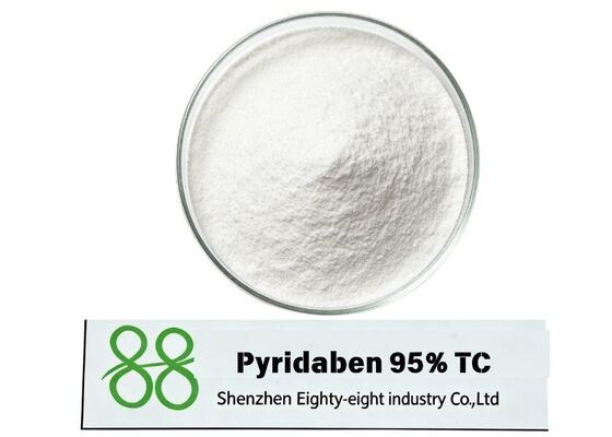 مصنع توريد عالية النقاء بيريدابين 95٪ TC مبيد قراد المواد الخام CAS 96489-71-3 الصيغة الجزيئية C19H25ClN2OS الكيميائية واسعة الطيف مبيد الحشرات مسحوق كريستال أبيض