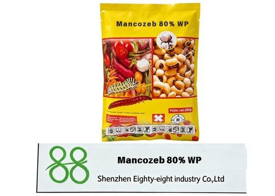 مبيدات الآفات الزراعية مانكوزيب 80% WP CAS 8018 01 7 80%WP مانكوزيب فطري للنباتات