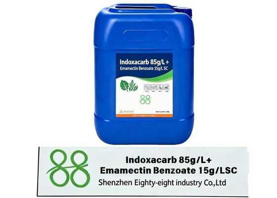 إندوكساكارب 85g/L + إيماميكتين بنزوايت 15g/L SC مضاد حشرات مركب، تأثير متكافئ قوي على آفات الليبيدوبتيرا، ضرب سريع وتأثير بقائي طويل، إمدادات مصنعة كميات كبيرة من المواد الكيميائية الزراعية.